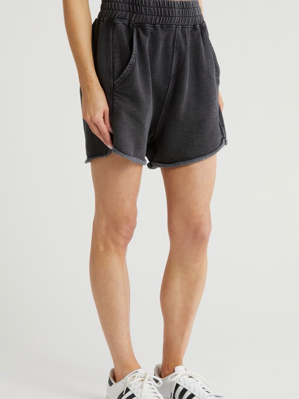 FP MOVEMENT  by free people all star sweat shorts Black Casual Women's Shorts